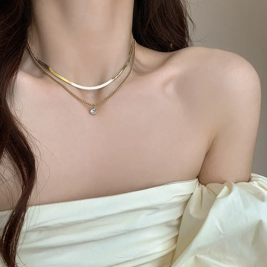 The Everyday Luxe Snake Chain Duo